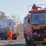 MP: LPG gas leak from tanker after collision with truck in Guna