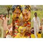 “We were drenched and dipped in colour…”:Rashmika Mandanna, Vijay Deverakonda share fun-filled Haldi pictures