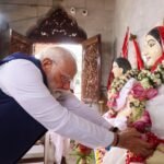 PM Modi offers prayers at Matua Temple in Thakurnagar ahead of second phase of West Bengal polls