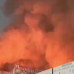 UP: Massive fire breaks out at Shahberi Furniture Market in Greater Noida, 8 shops damaged