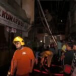 J-K: Massive fire engulfs hardware store in Udhampur’s Chabutra Bazar; over 8 fire tenders at spot
