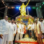 Telangana CM Revanth Reddy unveils NTR statue in Hyderabad, hails legacy of former Andhra Pradesh CM