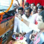 Chhattisgarh: Minister Tank Ram Verma lauds CM Sai, MLA Bhawna Bohra as free bus service for female college students reaches Kui-Kukdur